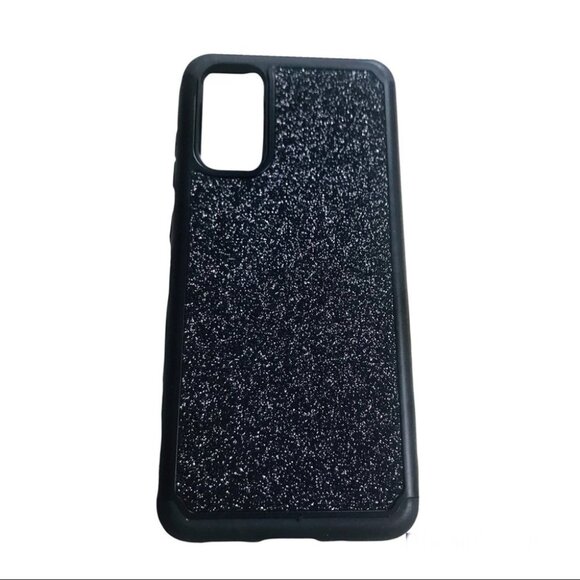 J&D Galaxy s20 Glitter Shiny, Compact design, snugly fit black case - Picture 2 of 6